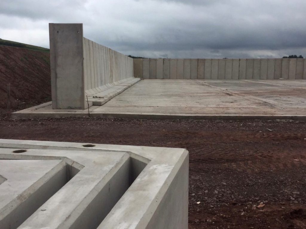 Cannington Bio Fuel Storage Retaining Walls – SWP Concrete